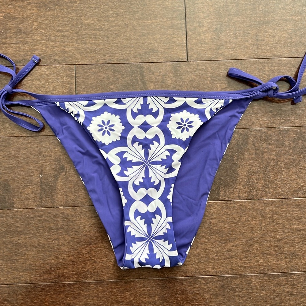 Reversible Purple Fila Bikini Bottom